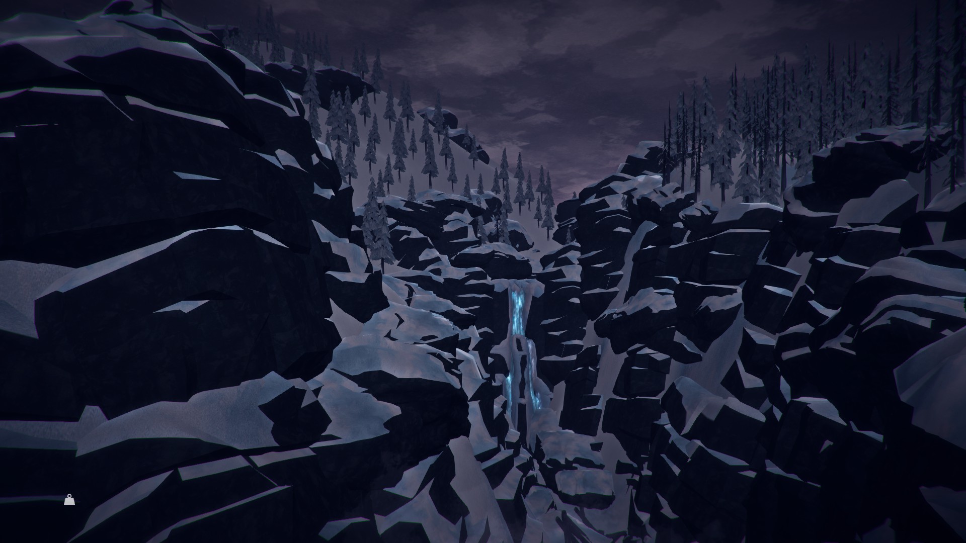 Ravine waterfall