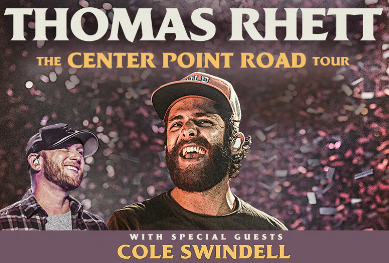 Thomas Rhett The Center Point Road Tour 2021 96.1 & 102.1 The Wolf