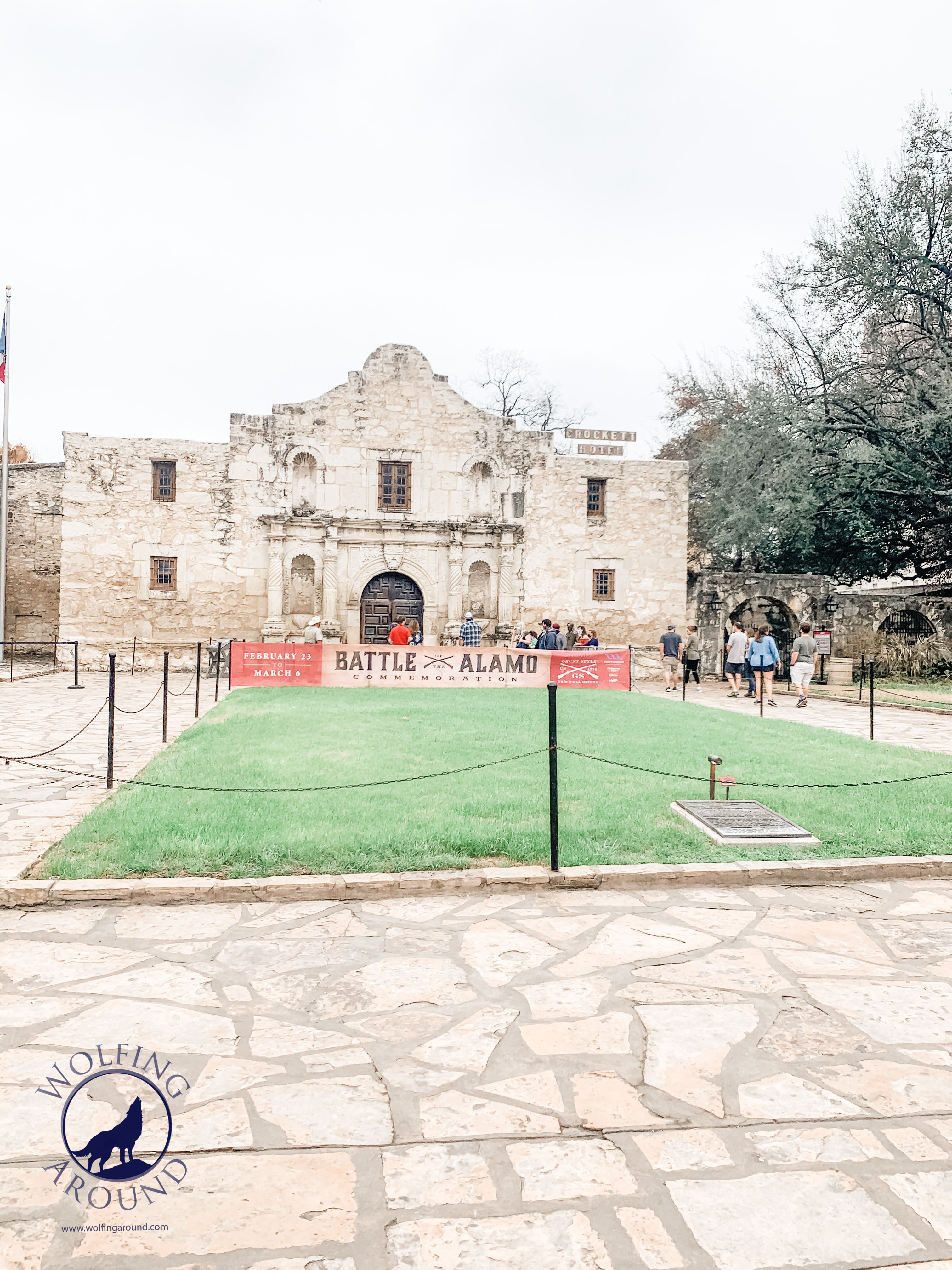 Visiting the Alamo in San Antonio, Texas Wolfing Around