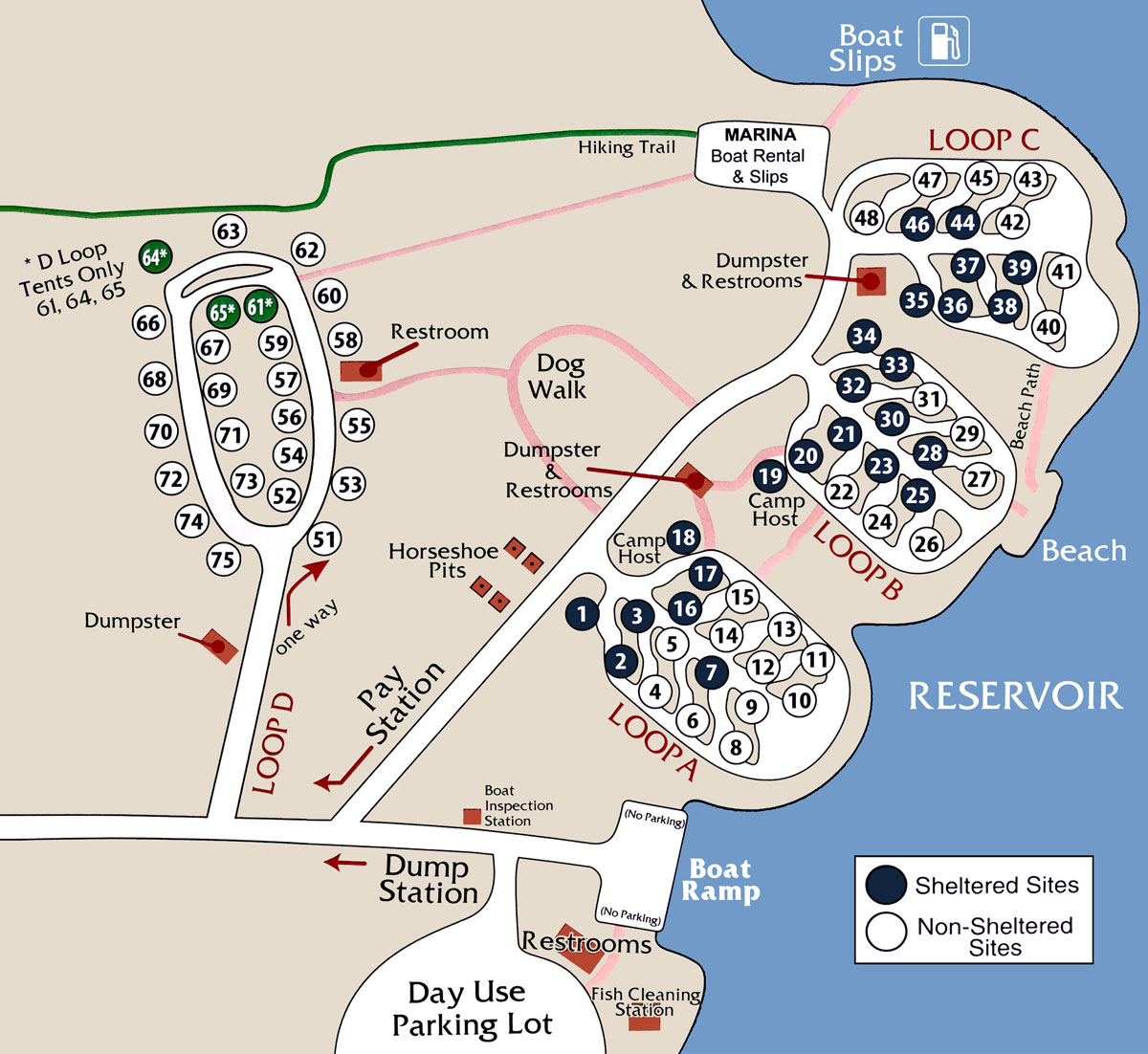 Camping Wolford Campground & Marina in Kremmling, Colorado