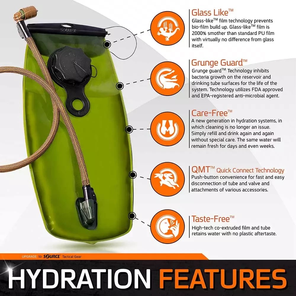 WXP Hydration Bladder 2L (70 oz.) Source Wolf Tactical