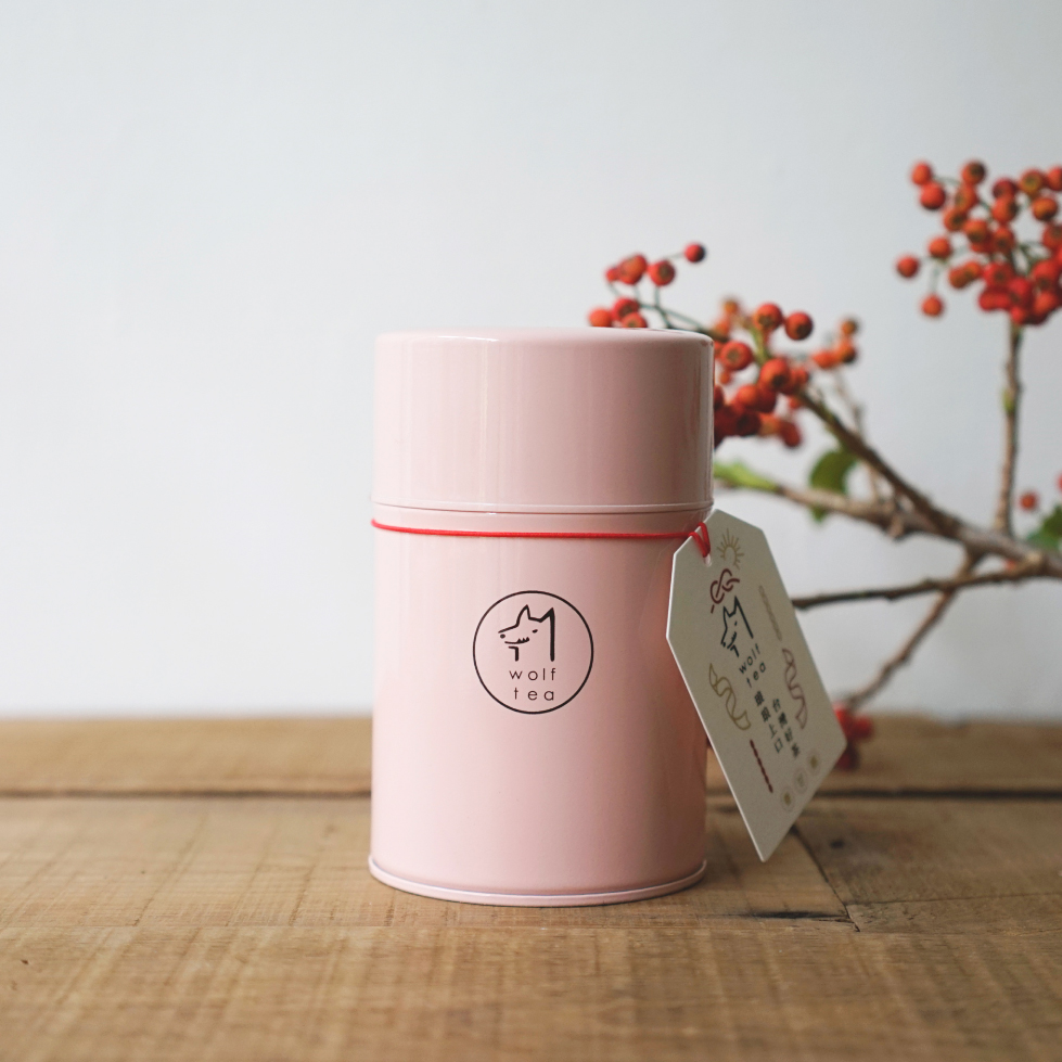 Tea Canister in Pink Ideal for Tea Lovers Elegant Design Wolf Tea