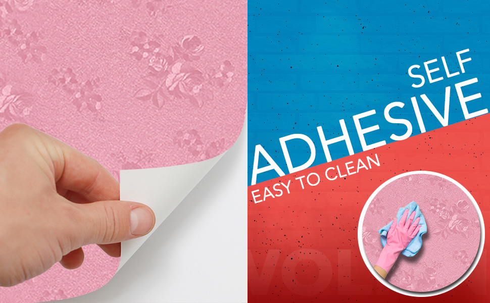 Wolpin Wall Stickers Wallpaper (45 x 300 cm) DIY Self Adhesive Decal