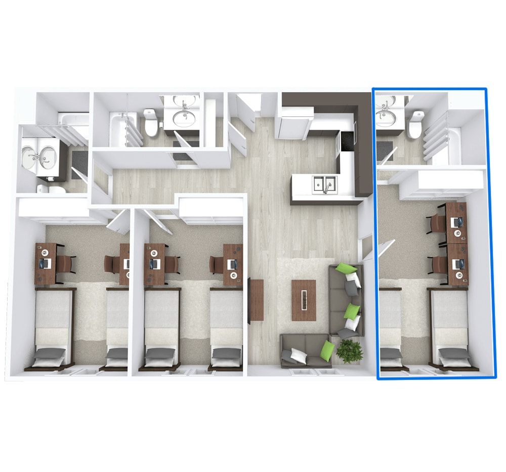 Private & Shared Apartments in Orem Schedule a Tour! Wolverine Crossing