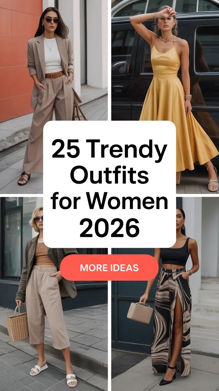 Trendy Outfits for Women 2026 Easy & Classy Style Inspo