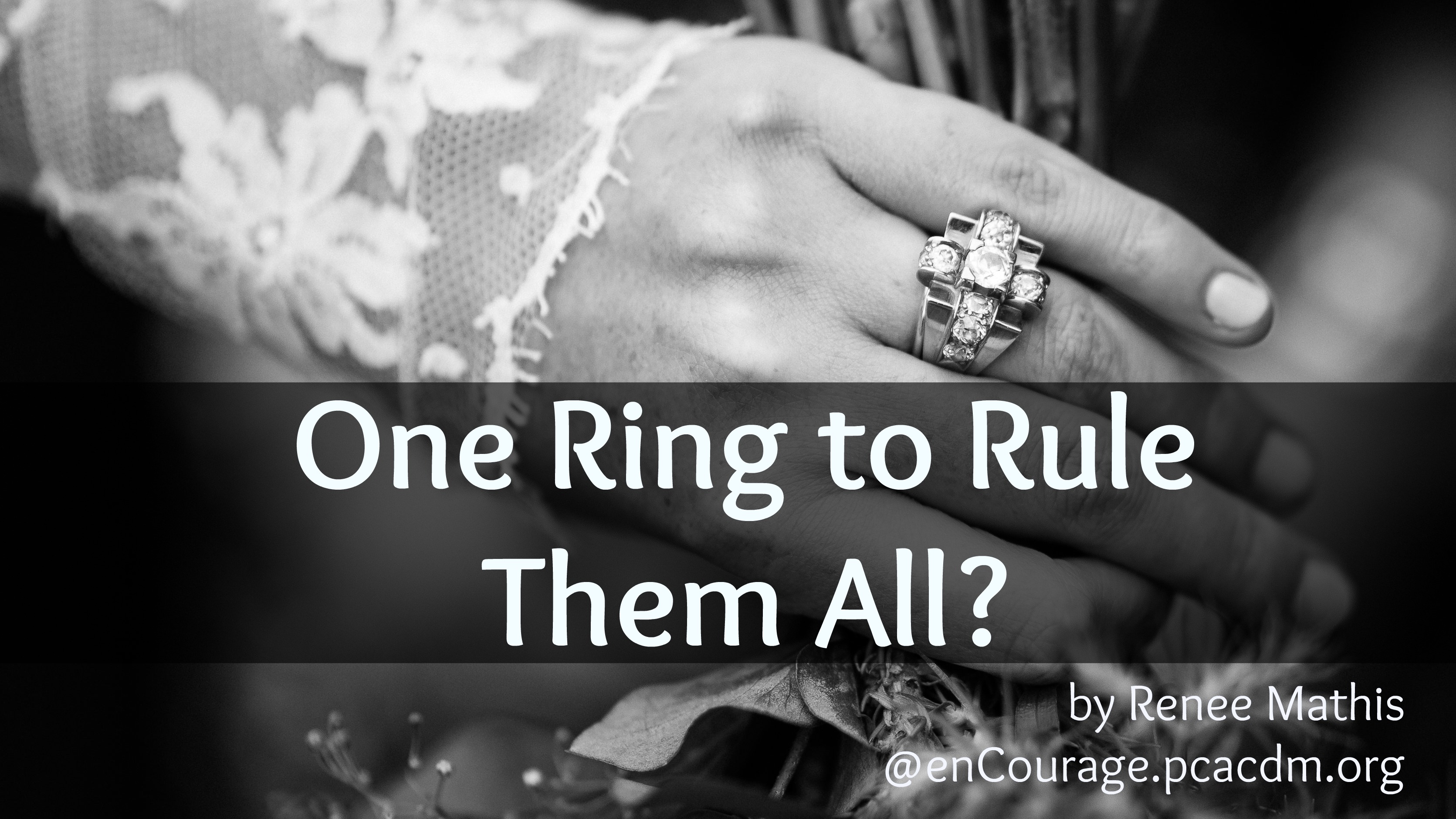 One ring to rule them all wedding ring