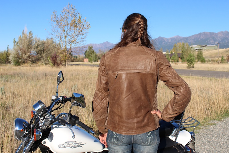 Review Luscious Brown Leather Jacket from Indian Women Riders Now