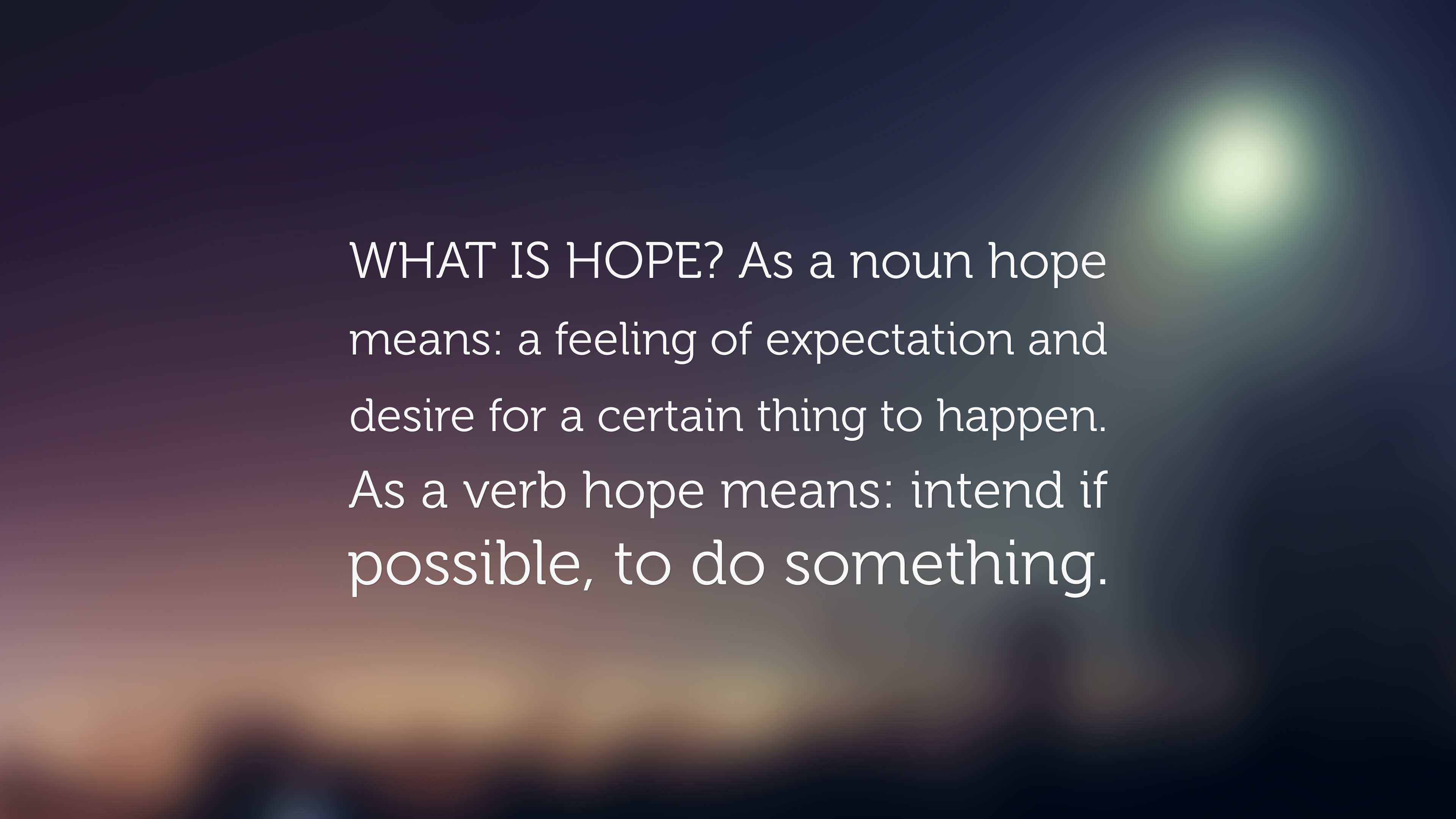 hope defined WE CAN Network