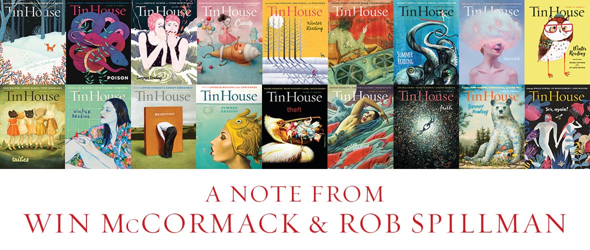 Book Beat The End of Tin House, The More Canada Report, and 