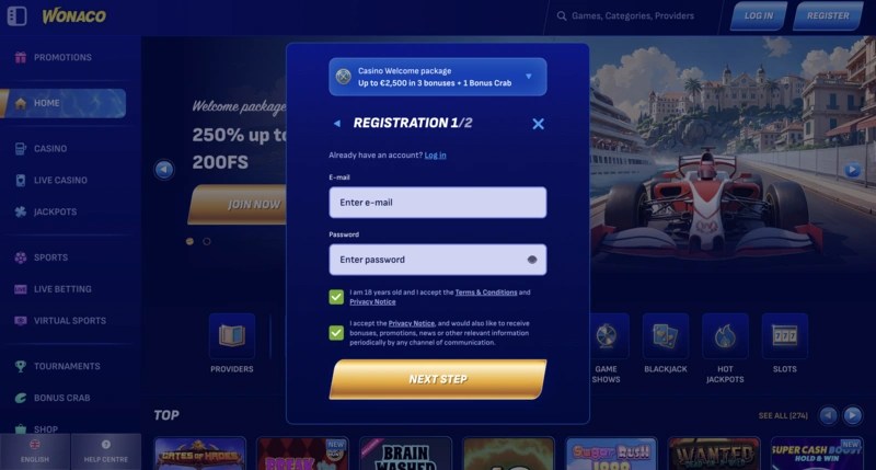 Wonaco Casino – Find Top Casino Games in Canada