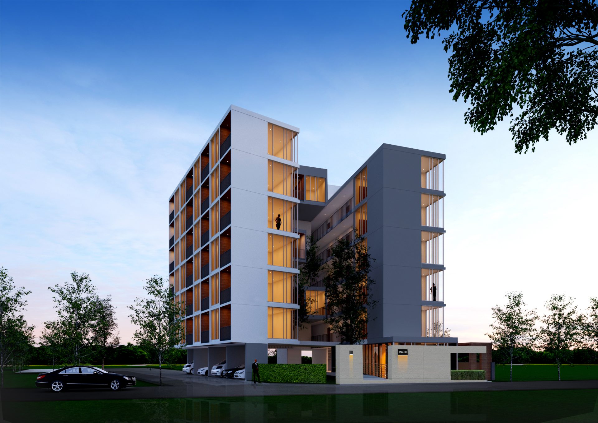 Rama VII Apartment W.O.N. Architect Co.,Ltd