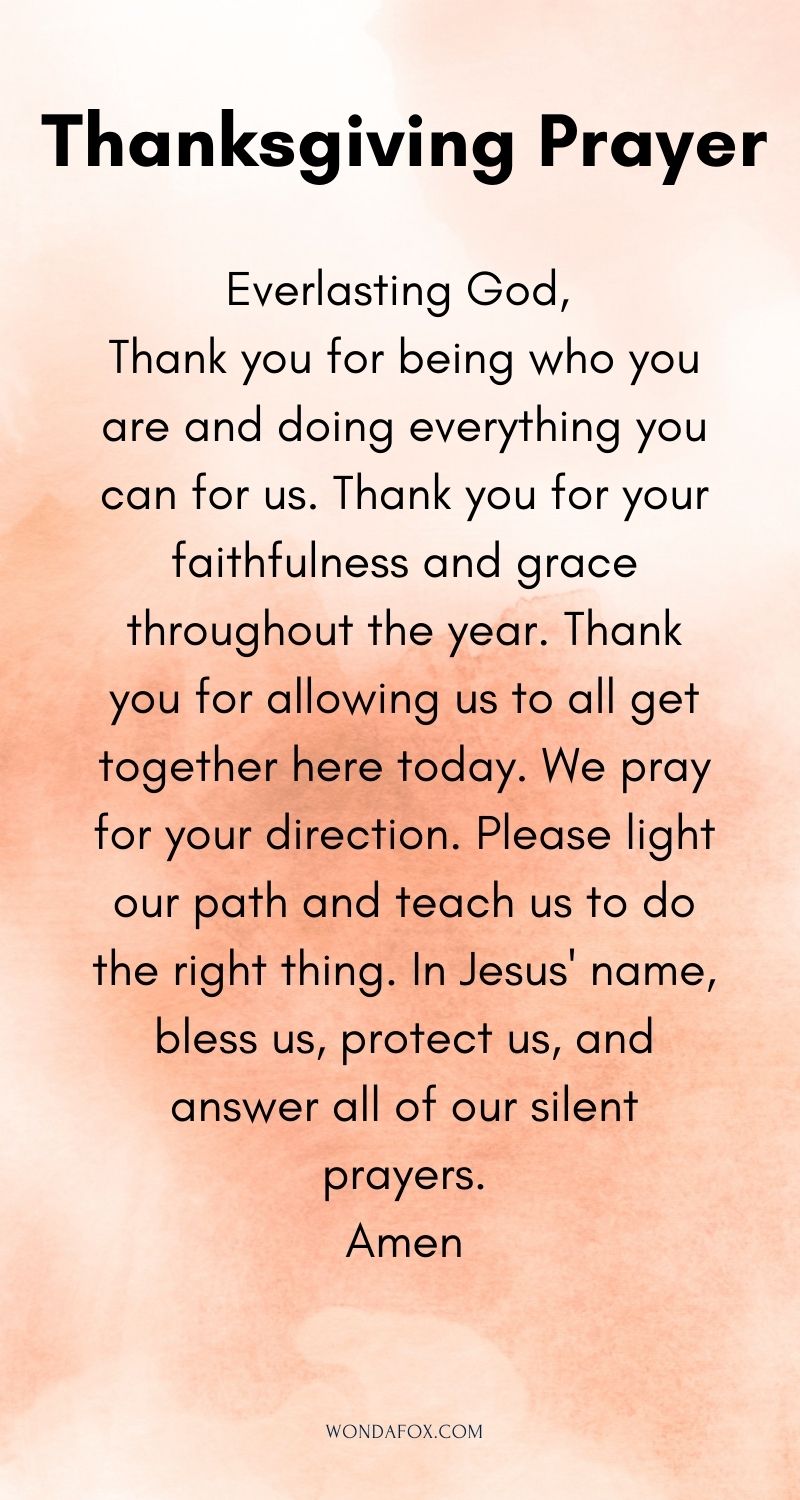 Thanksgiving Prayer Points With 20 Thanksgiving Prayers Wondafox
