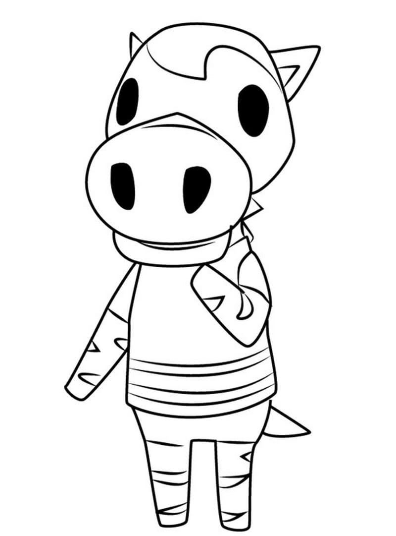 Ausmalbilder Animal Crossing. Malvorlagen für Kinder
