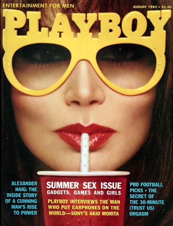 Playboy August 1982, Playboy Magazine Vintage Used Archived Datab