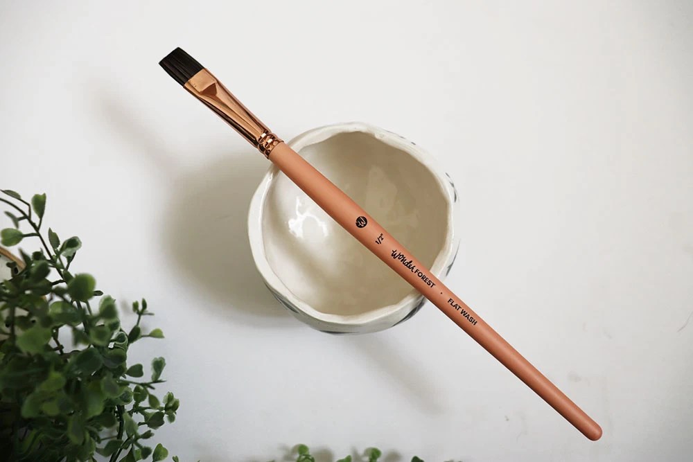 1/2″ Flat Wash Deluxe Watercolour Brush Wonder Forest Store