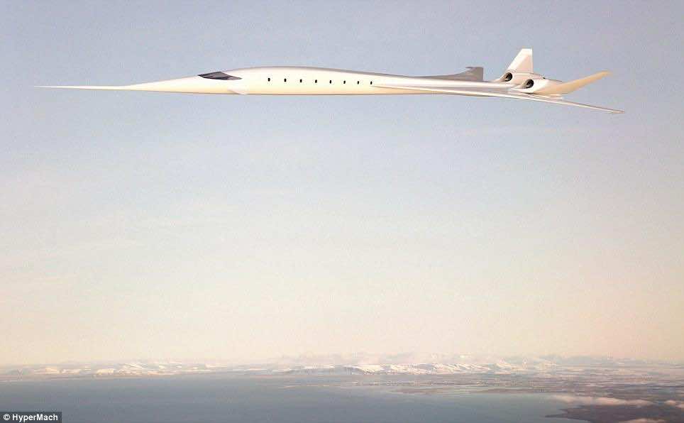 This New Supersonic Passenger Airplane Is Twice As Fast As