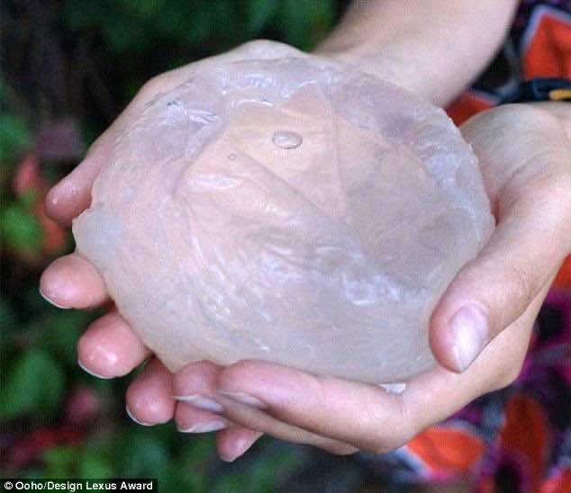 This Blob Of Water Is Actually A New Design For Water Bottles That Will