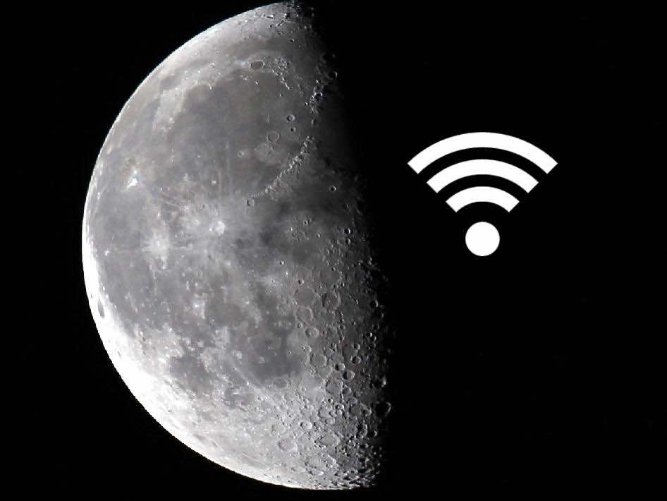 Moon Has Better Than Your Home’s WiFi Now