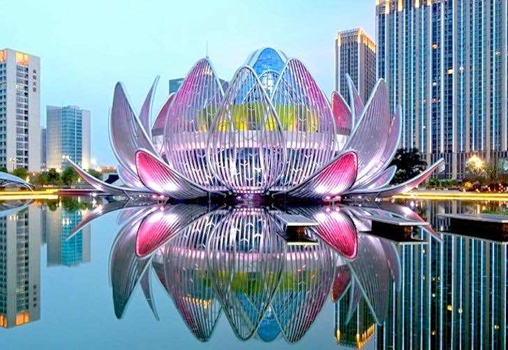New Building In China Is Shaped Like A Lotus Flower