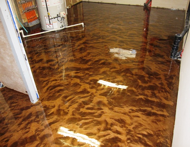 He Poured Epoxy All Over His Floor. The End Result Was Simply Stunning