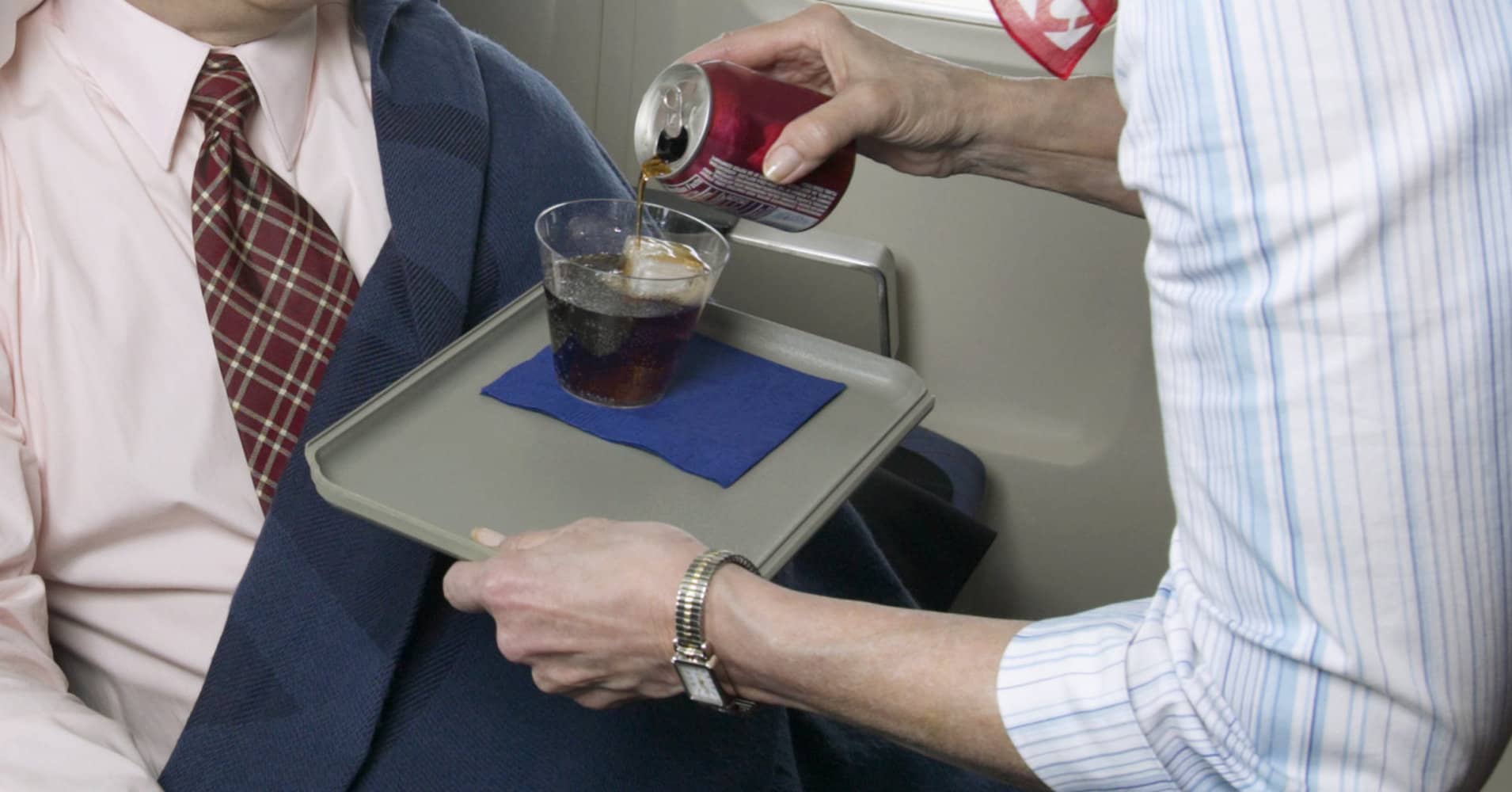 This Is Why Flight Attendants Hate It When You Order Diet Coke On A Flight