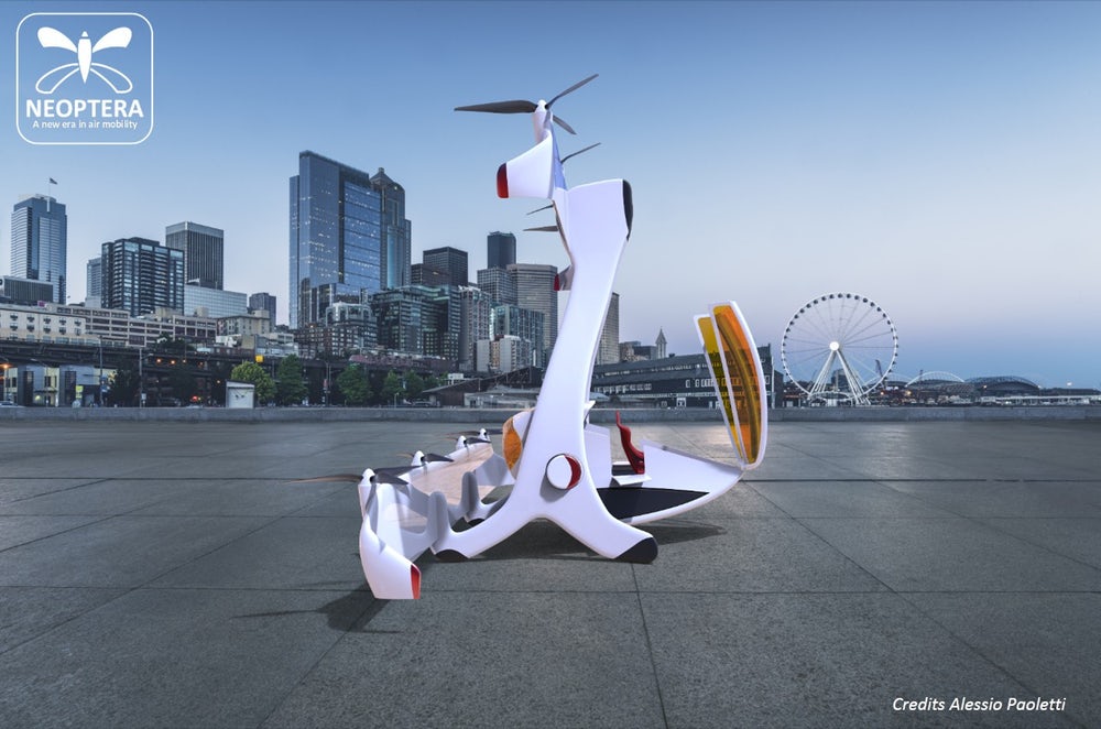 Neoptera Is A New Electric Light Aircraft That Can Fly Verti