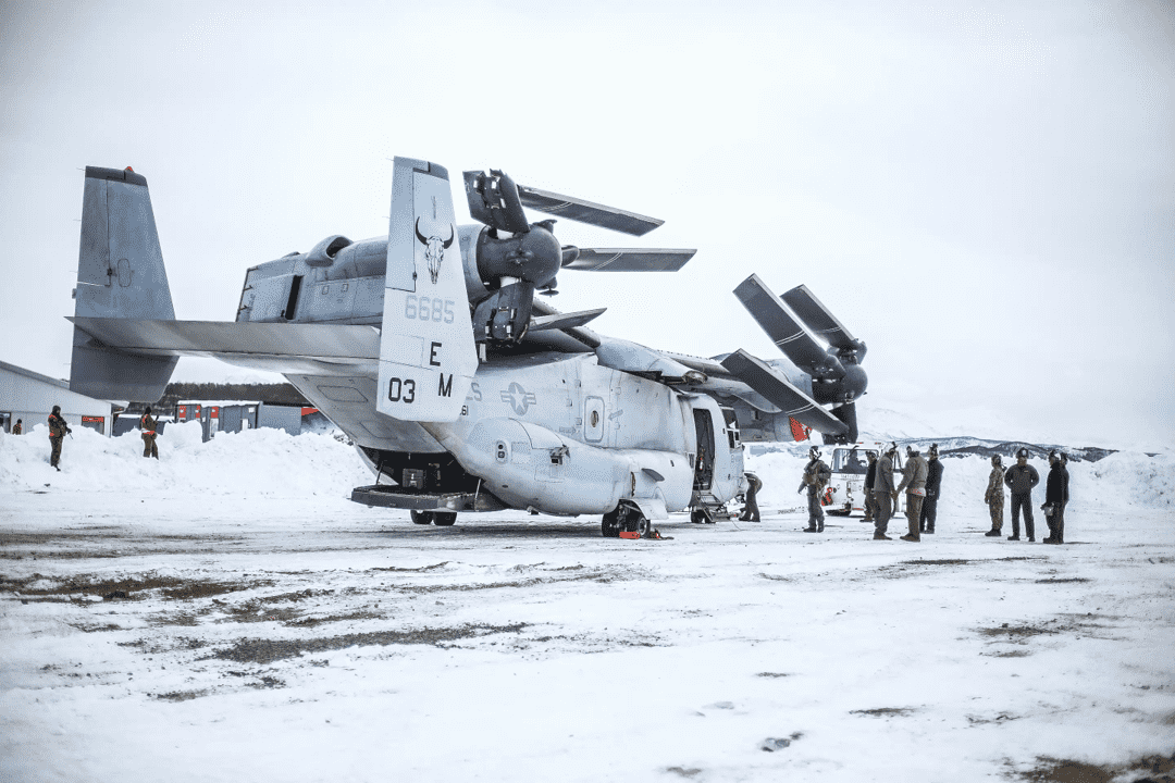 An MV22 Osprey Has Gone Missing In Norway And A Crash Sit