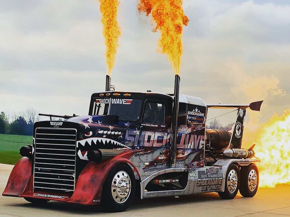 Footage Shows A Stunt Truck With Jet Engines Fatally Crashin