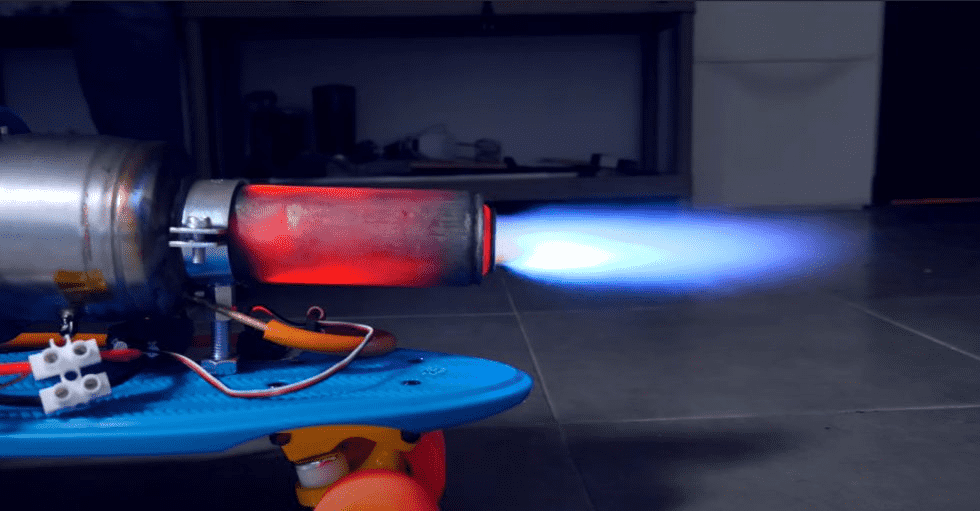 Watch A Youtuber Put A Homemade Jet Engine On His Bicycle