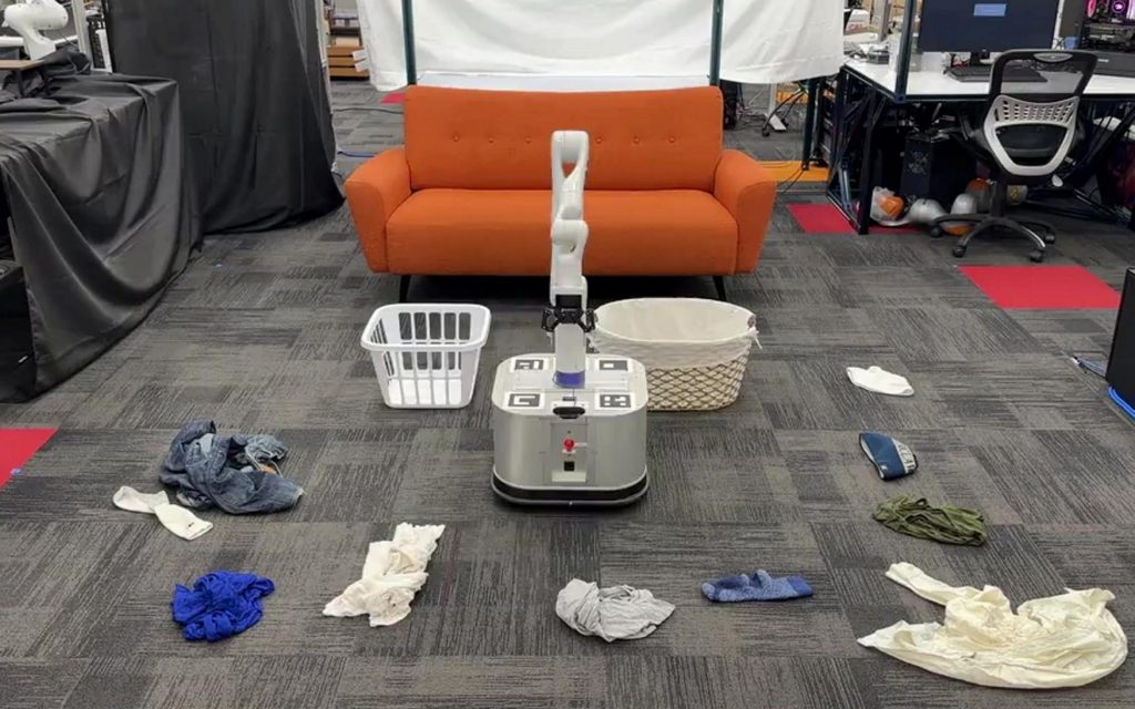 This New Robot Can Tidy Up Your Room And Sort Out Laundry