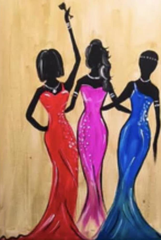 Virtual Paint Party Elegant Evening Wonderfully Made4You