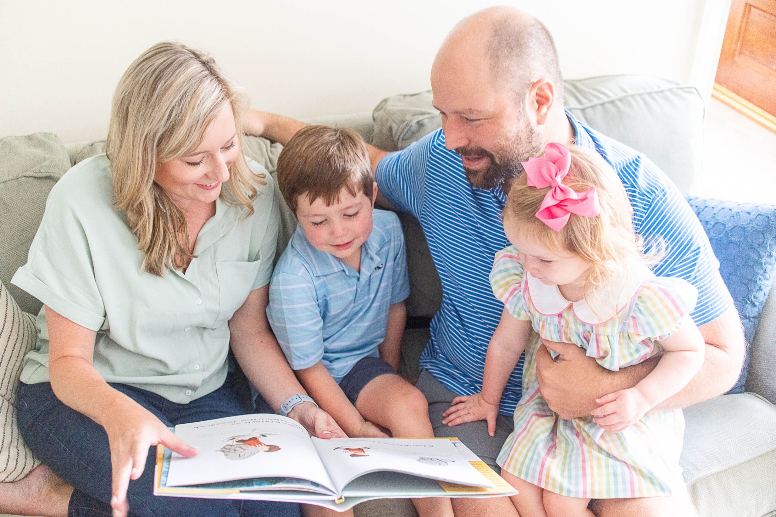 Family Reading Together