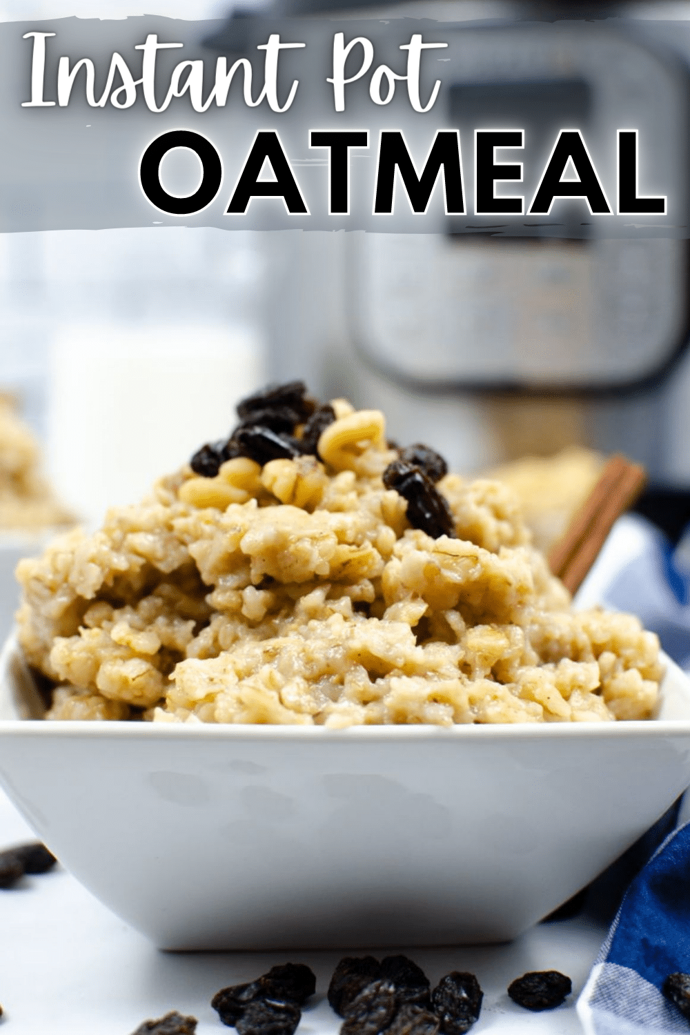 Instant Pot Oatmeal