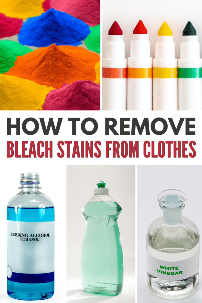 How to Remove Bleach Stains From Clothes StepByStep Guide