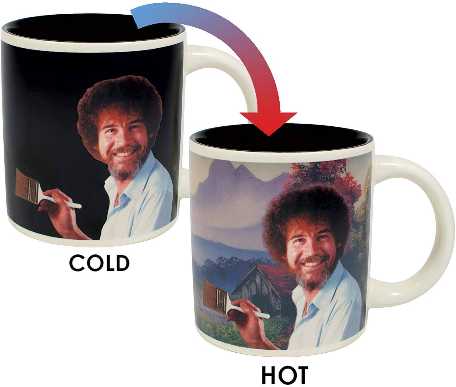 Bob Ross Heat Changing Mug Wondermugs