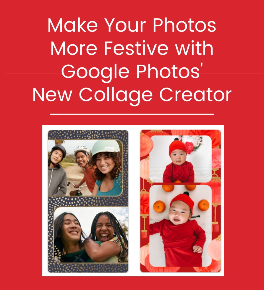 Make Your Photos More Festive with Google Photos' New Collage Creator
