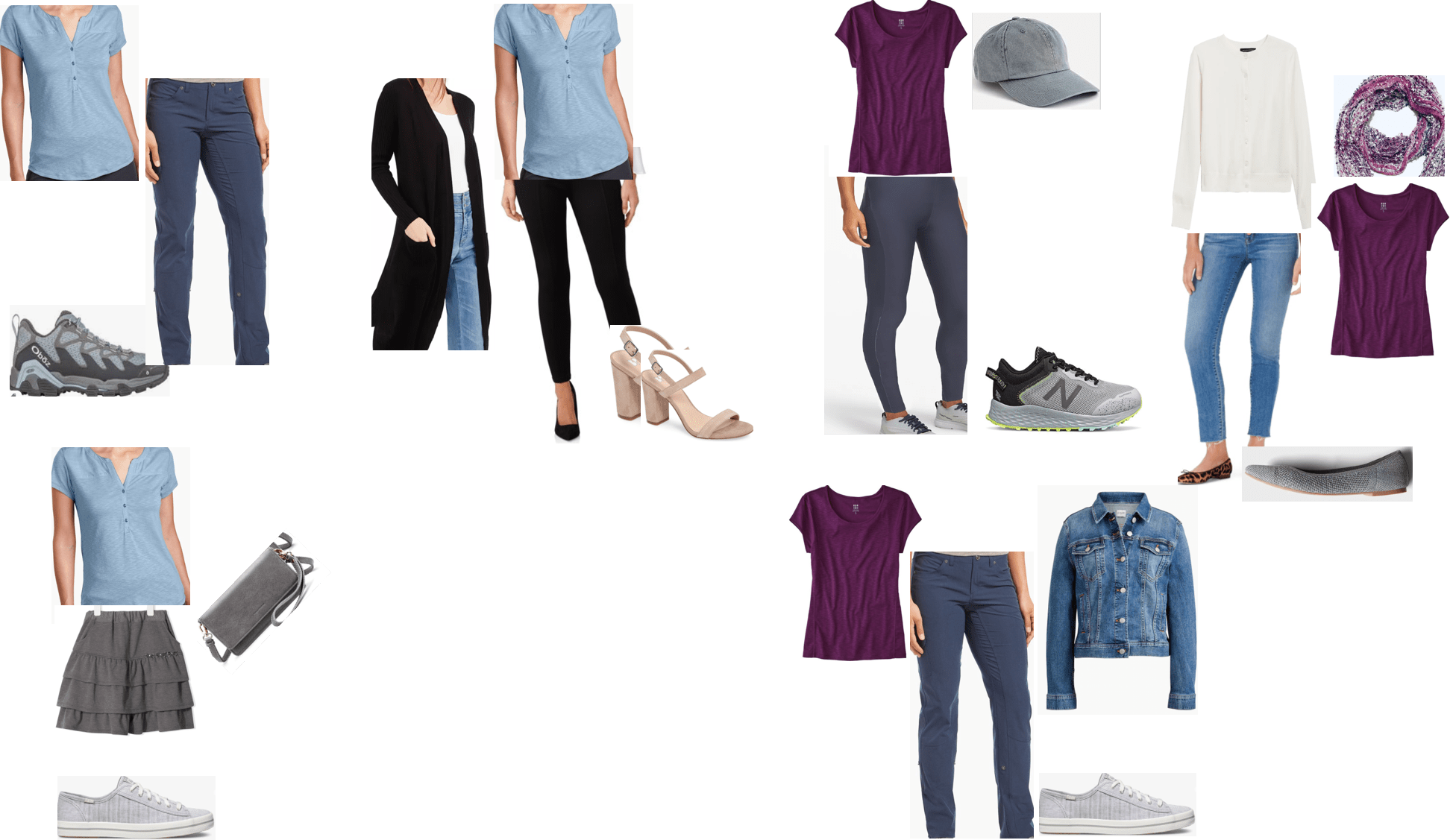 27 HANGERS AND 10 PAIRS OF SHOES MY RV CAPSULE WARDROBE Wonder