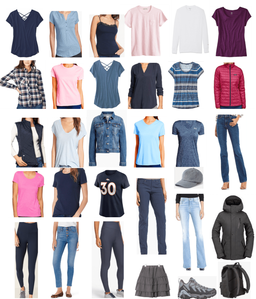 27 HANGERS AND 10 PAIRS OF SHOES MY RV CAPSULE WARDROBE Wonder