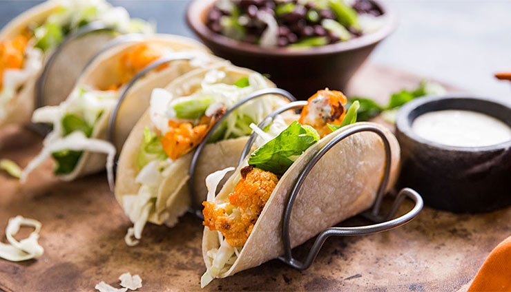 Buffalo Cauliflower Tacos Recipe From Purple Carrot (Vegan!)