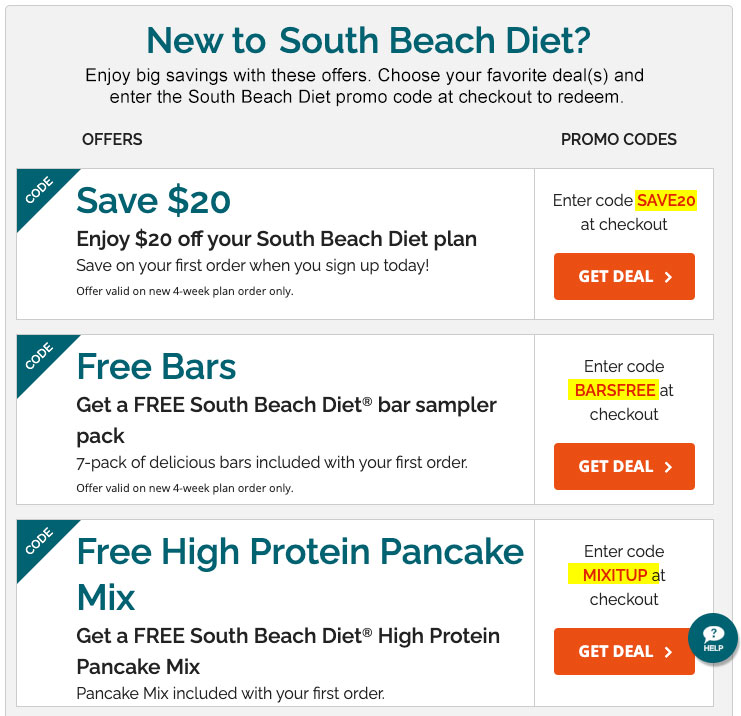 5 South Beach Diet Promo Codes (30 Off+ Sale!) • Nov. 2020
