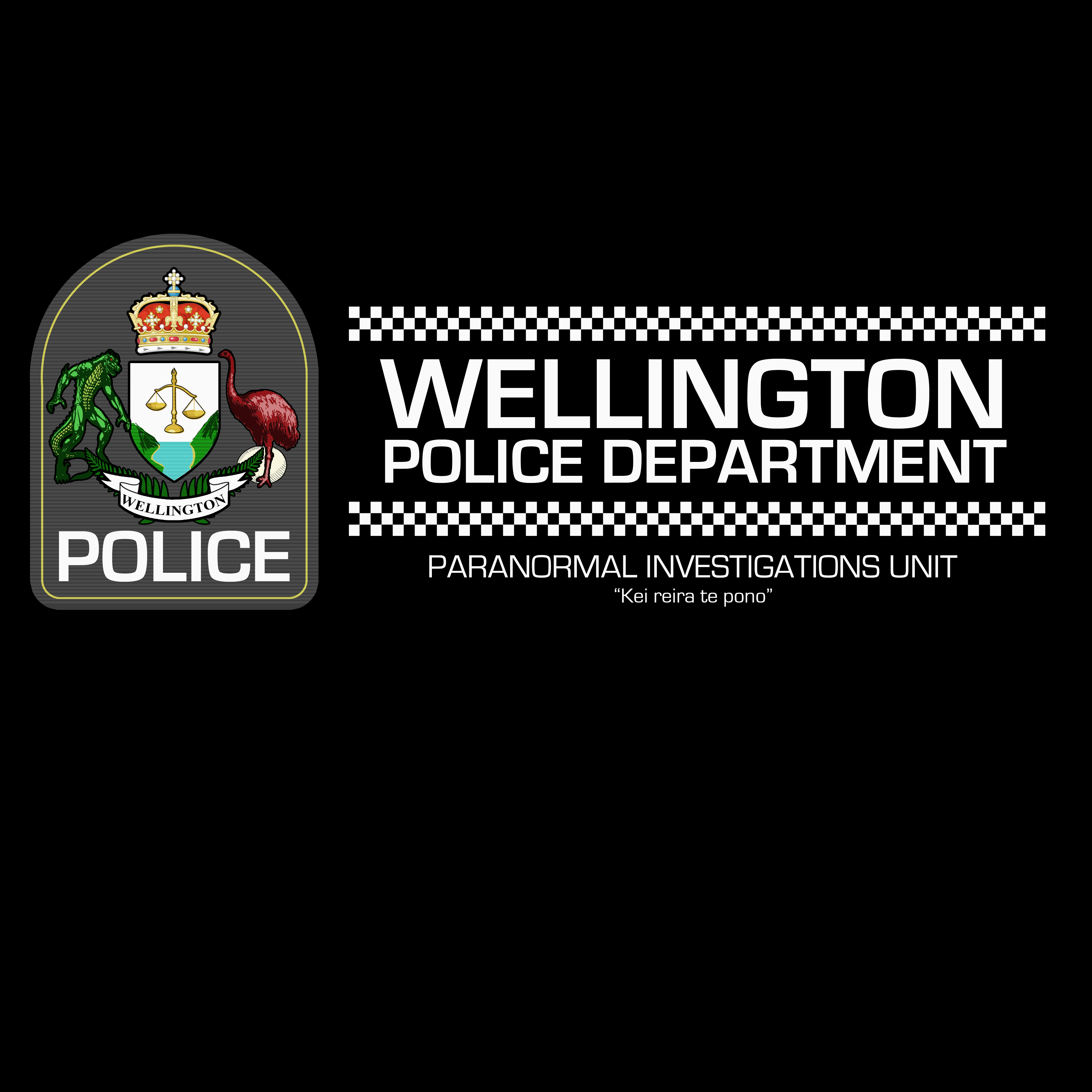 Wellington Police Department Inspired by Wellington Paranormal Wonky Robot Designs