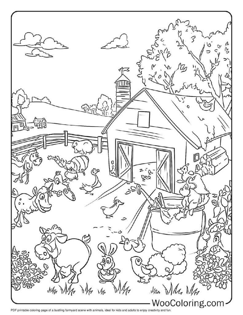 Coloring Farm Printables Most Up To Date Absolutely Free Farm Coloring
