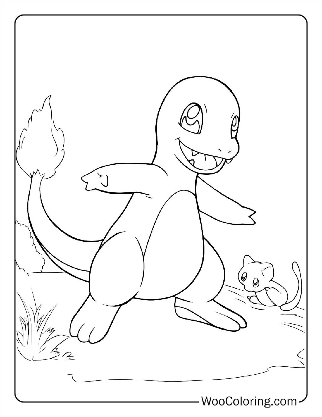 100+ Charmander coloring pages (FREE) Printable PDF Woo Coloring