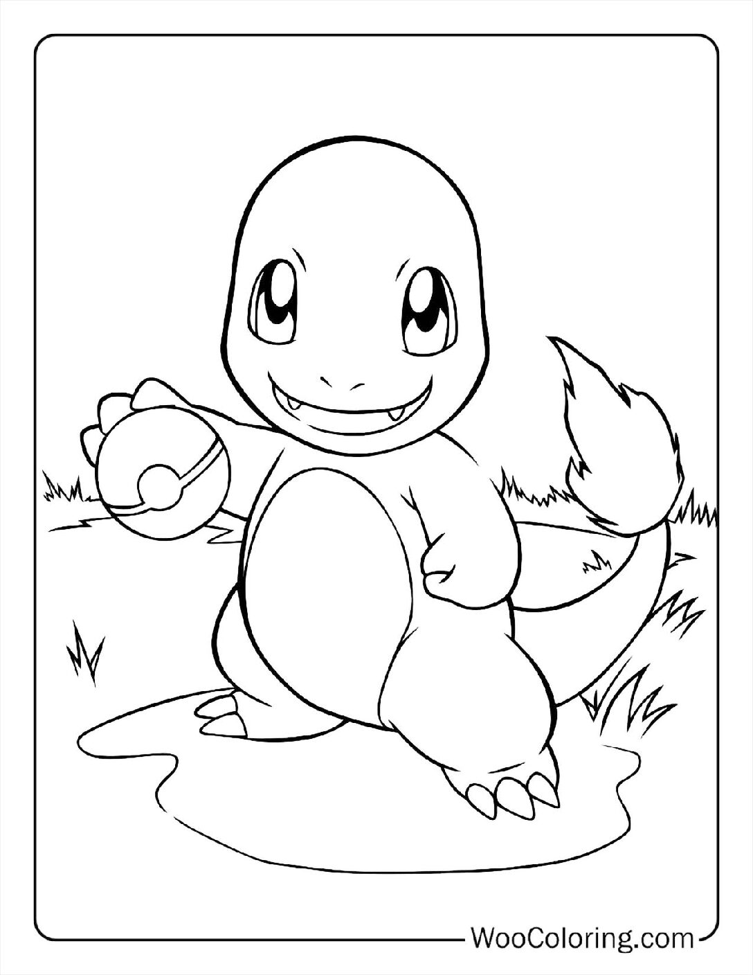 100+ Charmander coloring pages (FREE) Printable PDF Woo Coloring