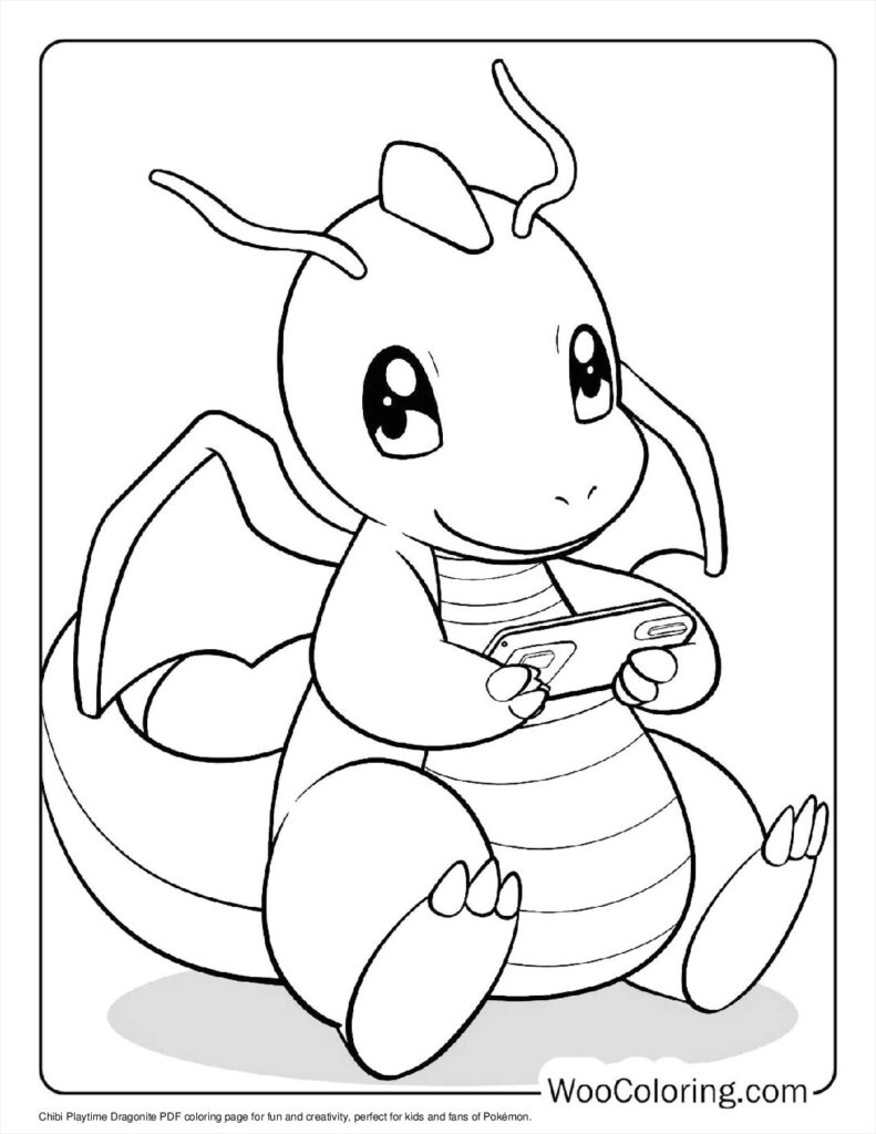 100+ Dragonite coloring pages (Free PDF To Print) Woo Coloring