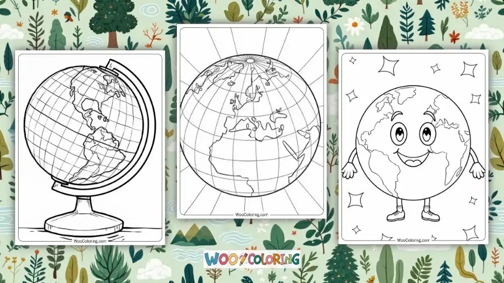 100+ Earth coloring pages (Free PDF To Print) Woo Coloring