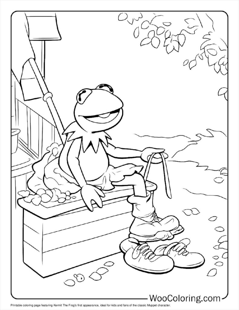 100+ Kermit The Frog coloring pages (Free PDF To Print) Woo Coloring