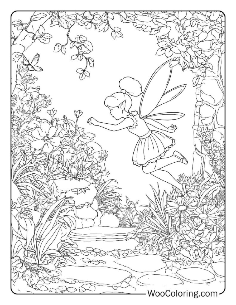100+ Fairy coloring pages (Free PDF To Print) Woo Coloring