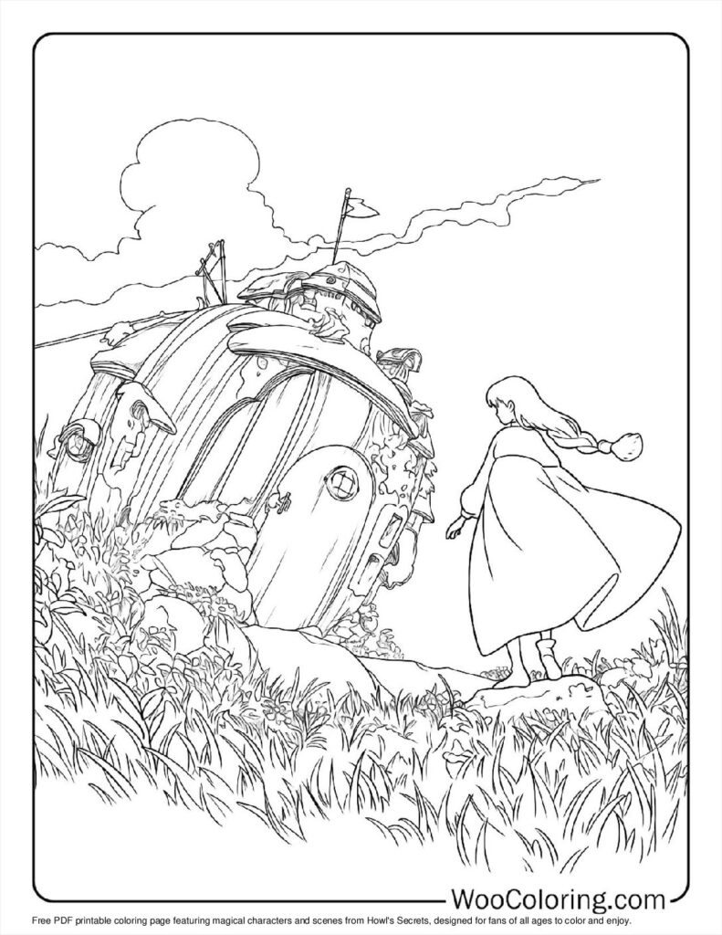 100+ Studio Ghibli coloring pages (Free PDF To Print) Woo Coloring