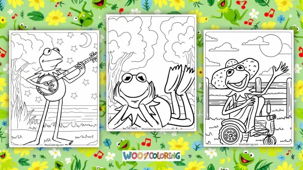100+ Kermit The Frog coloring pages (Free PDF To Print) Woo Coloring